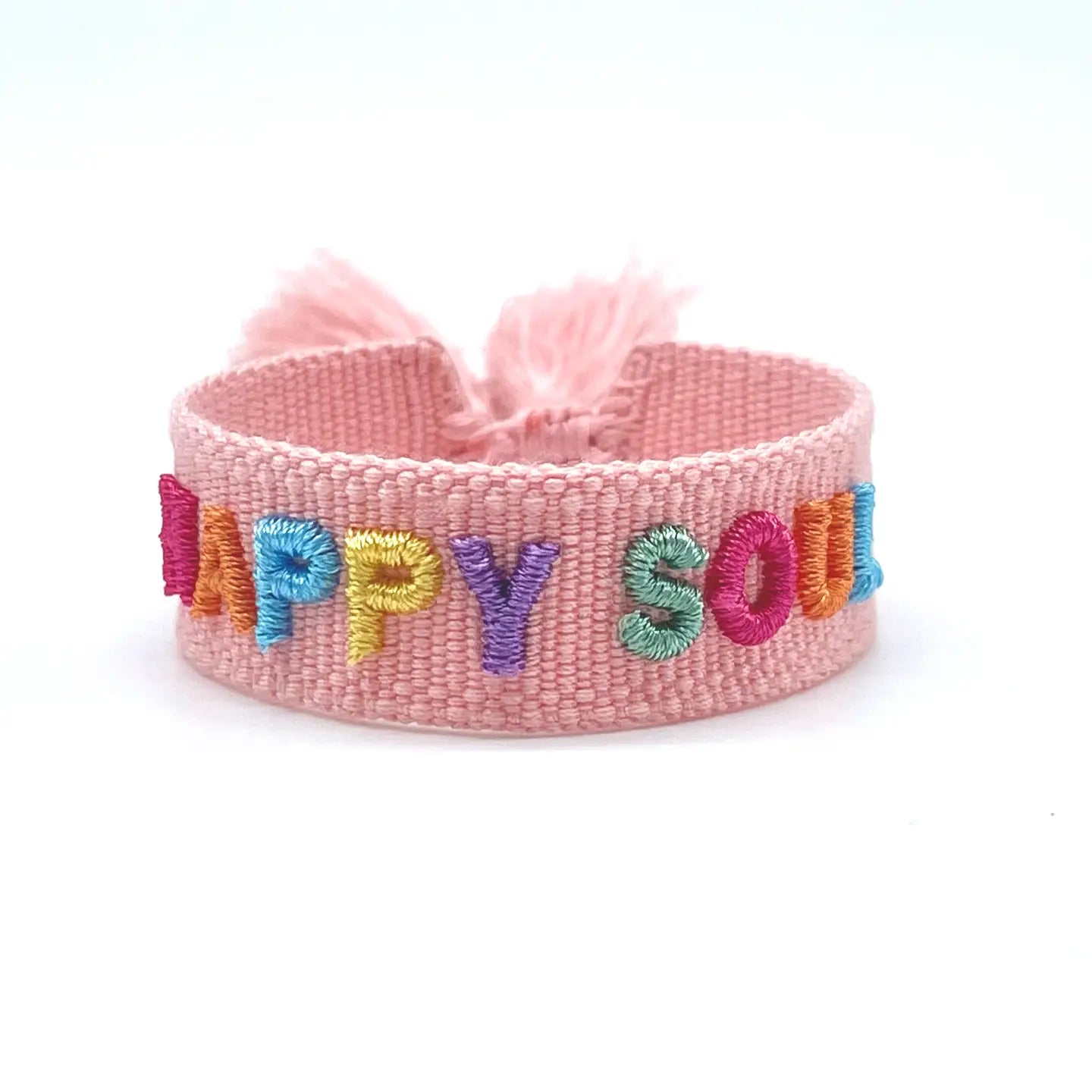Happy Soul Statement Bracelet Woven, Embroidered