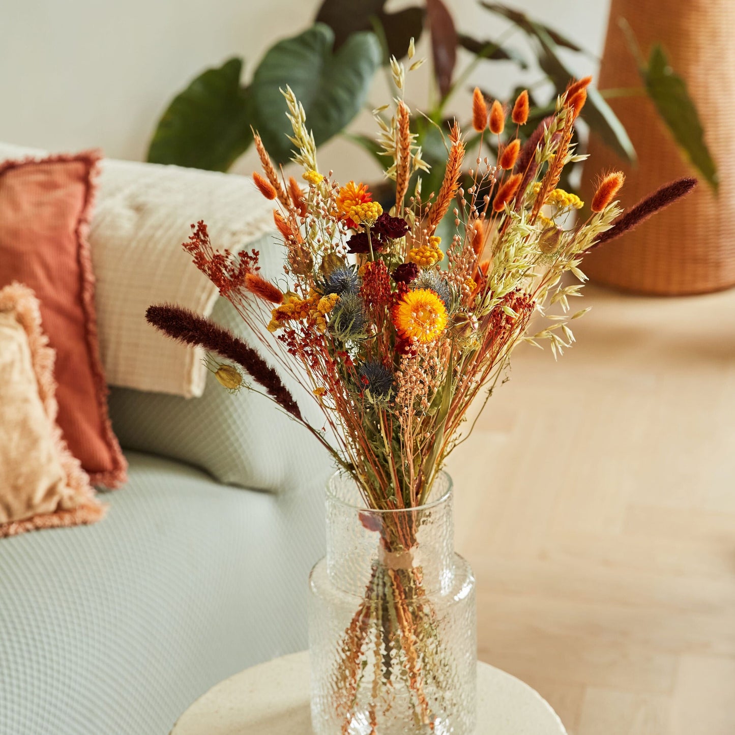 Dried Flowers - Field Bouquet Harvest Sunset.