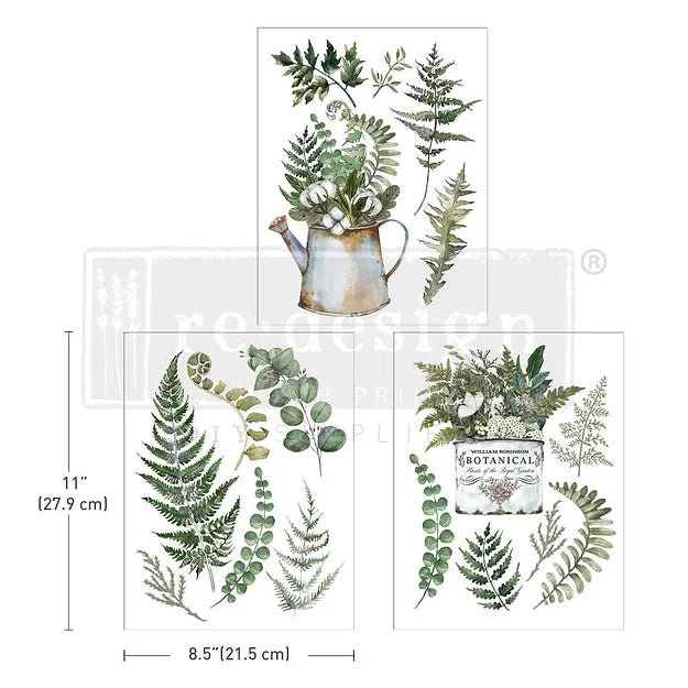 Botanical Snippets Middy Transfer