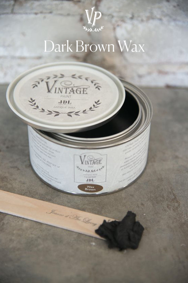 Dark brown wax