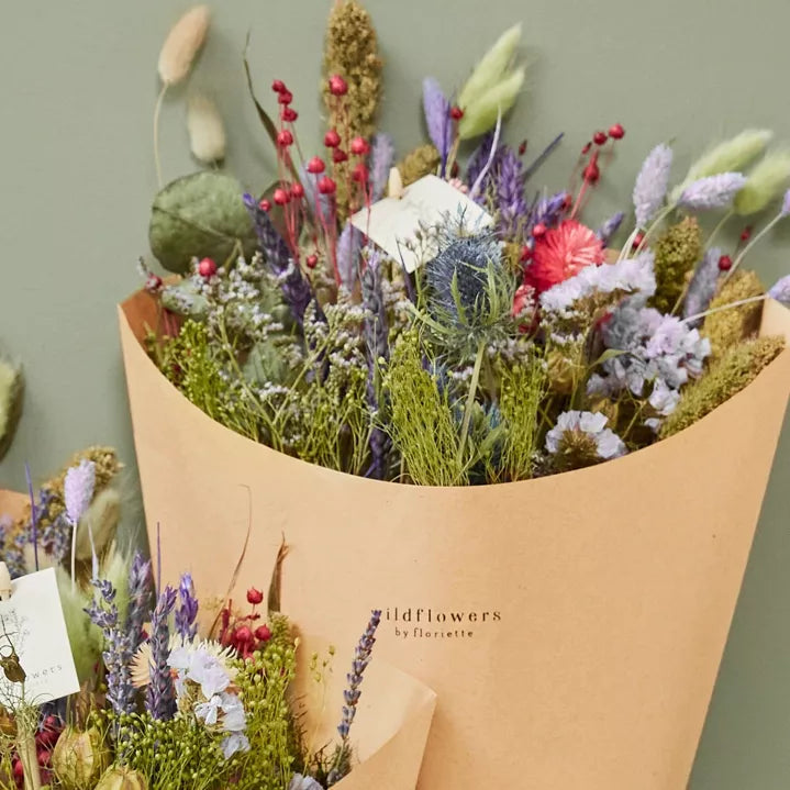 Dried Flowers - Field Bouquet Purple Dusk (MEDIUM)