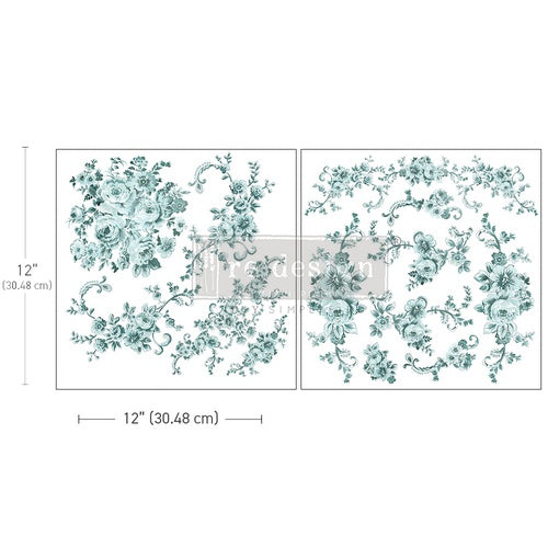 Maxi Transfer - Minty Roses