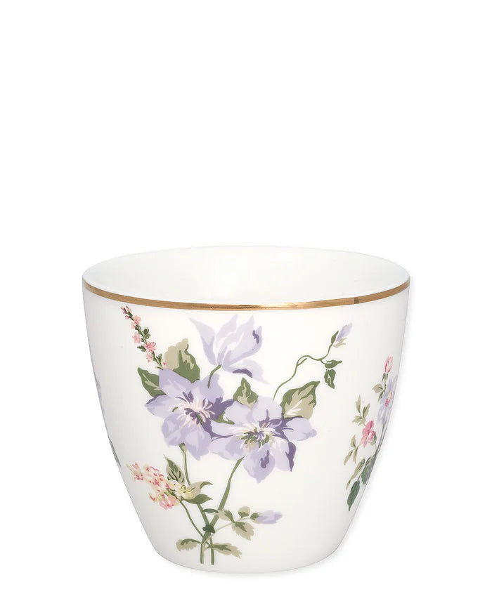 Latte cup Jacobe white.