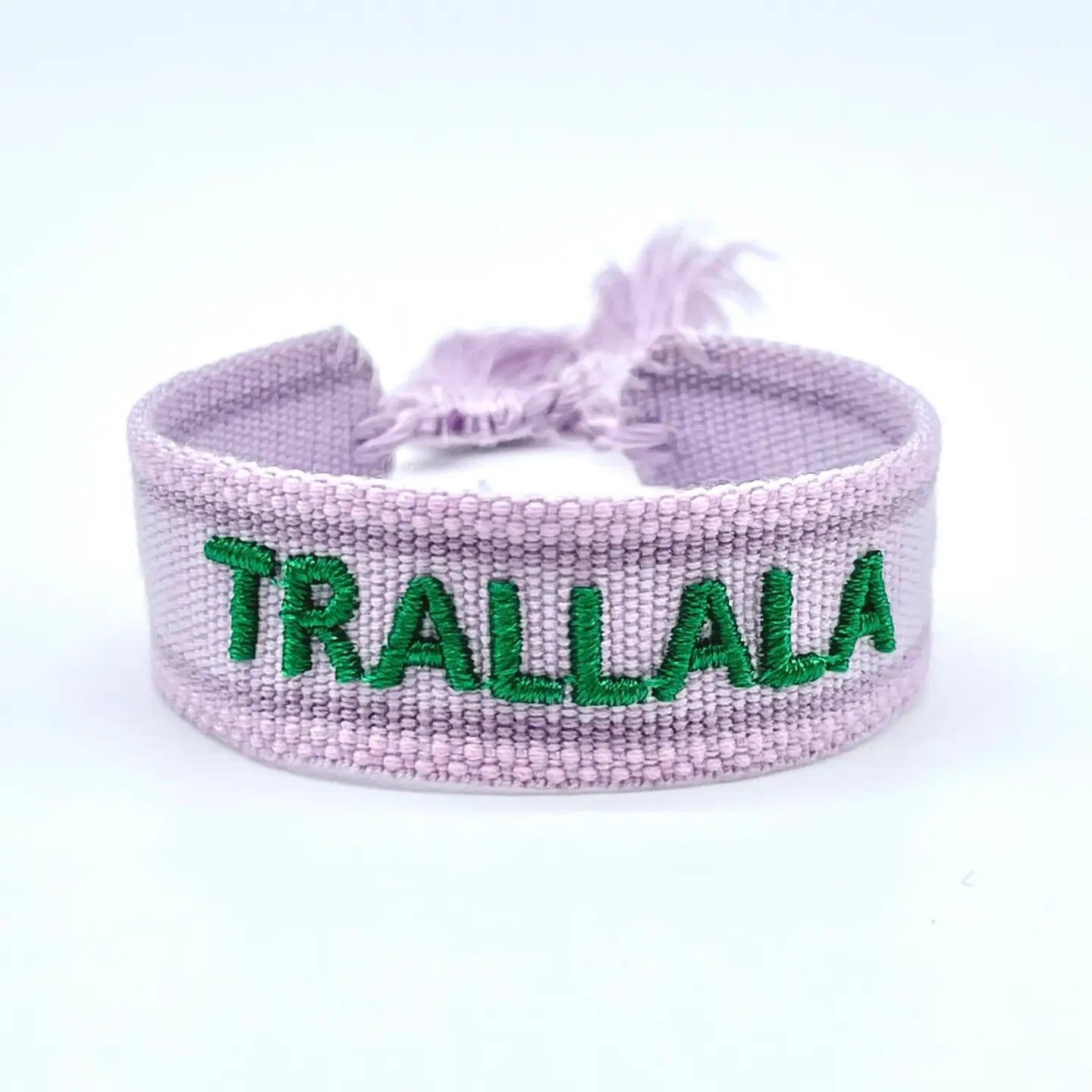 Trallala Statement Bracelet Woven, Embroidered