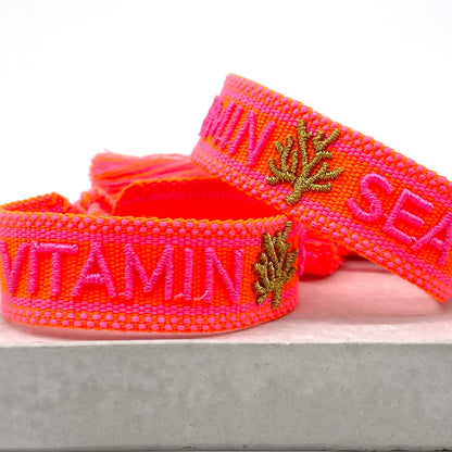 Vitamin Sea Statement Bracelet Woven, Embroidered. ΔΙΑΘΕΣΙΜΟ ΑΠΟ 30/06/2026