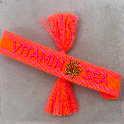 Vitamin Sea Statement Bracelet Woven, Embroidered. ΔΙΑΘΕΣΙΜΟ ΑΠΟ 30/06/2026