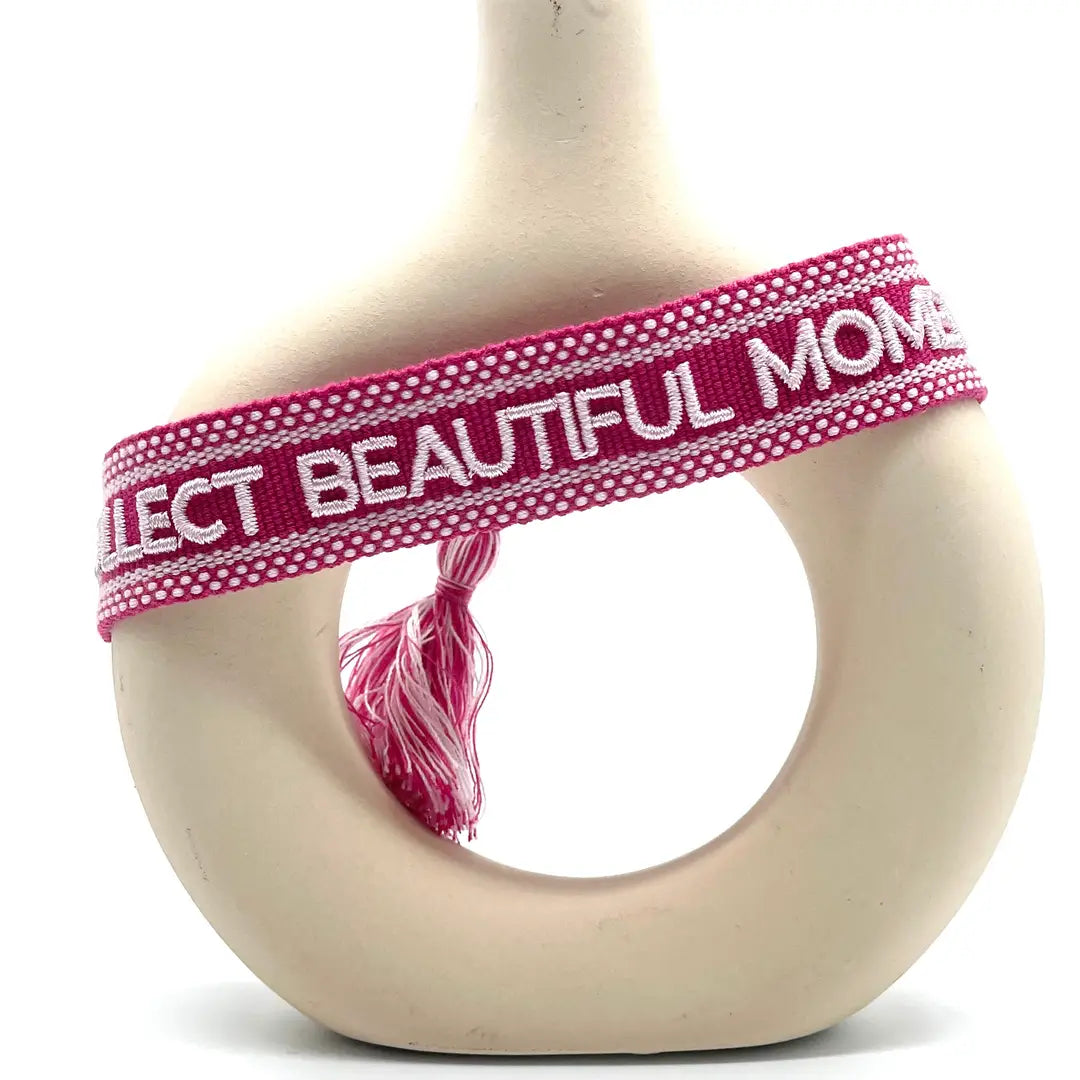 Collect Beautiful Moments Statement Bracelet Woven, Embroidered