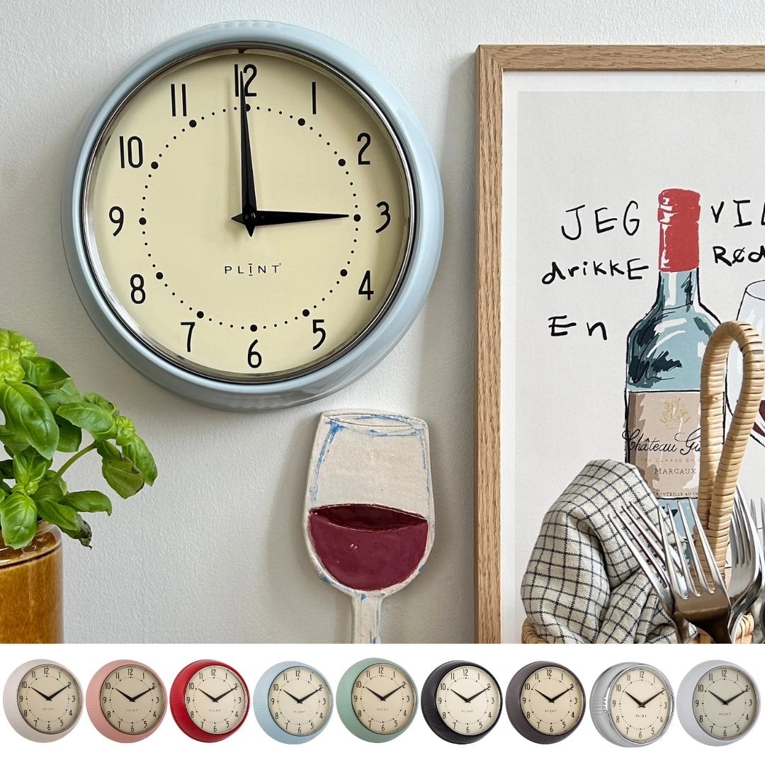 Retro Wall Clock- LEAF