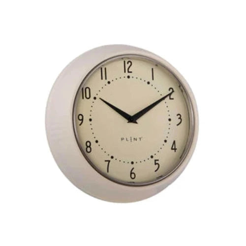 Retro Wall Clock- CREAM