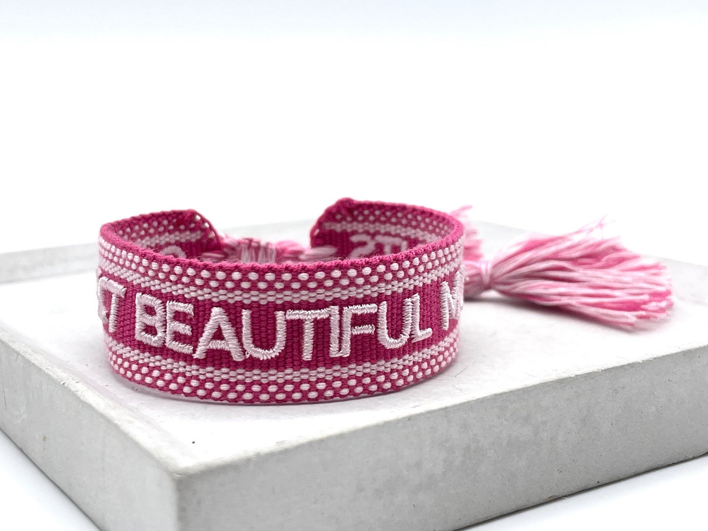 Collect Beautiful Moments Statement Bracelet Woven, Embroidered
