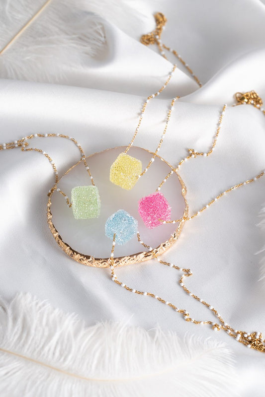 Candy rainbow necklaces