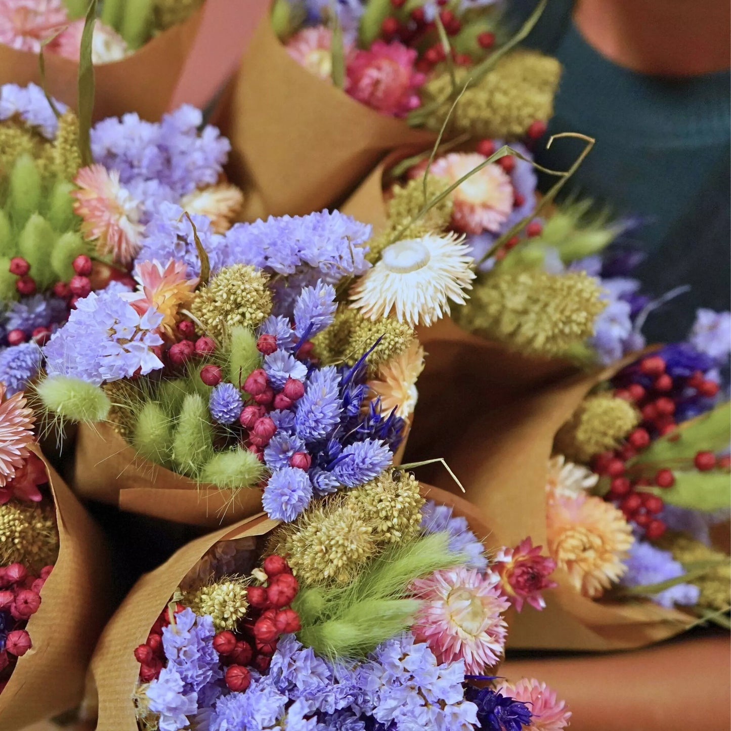 Dried Flowers - Market More - Purple Dusk.