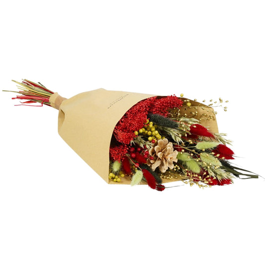 Dried Flowers - Christmas Field Bouquet Holiday Cheer.