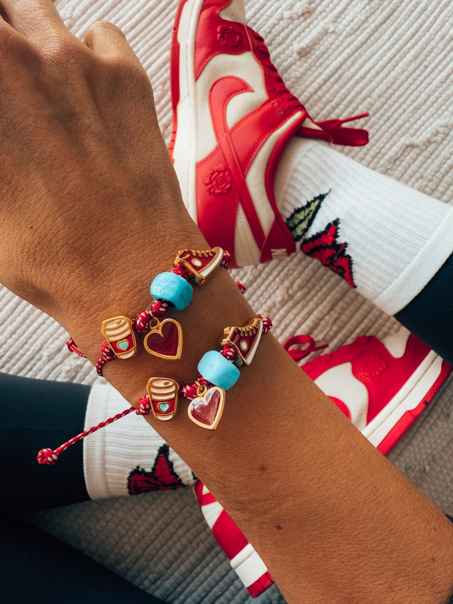 March 90s charm bracelet.