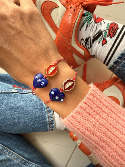 90s Kiss Charms March Bracelets GOLD (ΔΙΑΘΕΣΙΜΟ ΑΠΟ 20/02/2026)