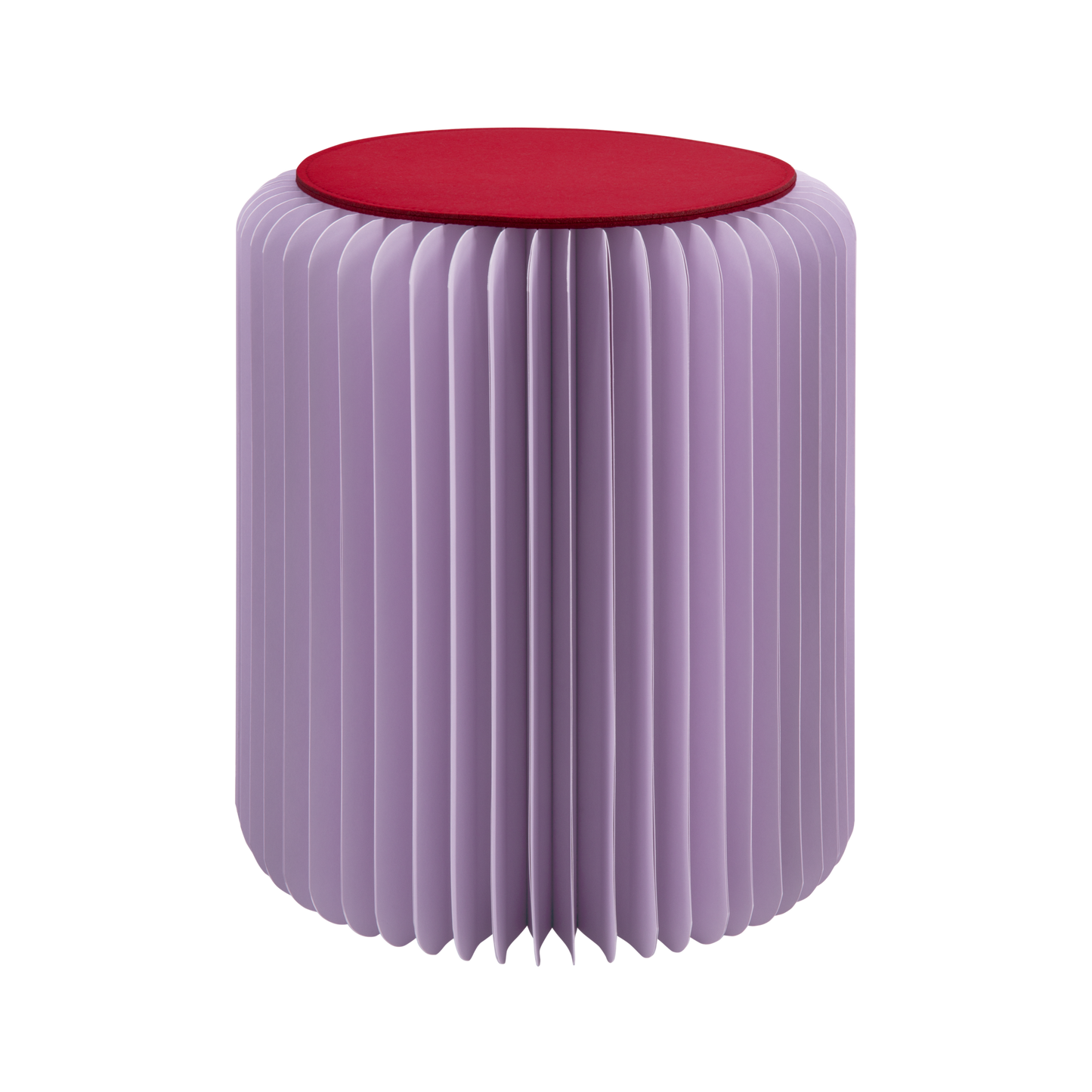 Paper stool Papillon 'lilac'