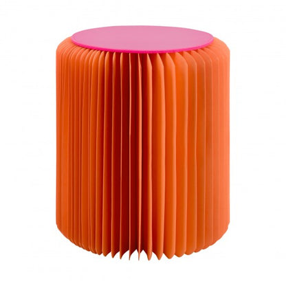 Paper stool Papillon 'orange'