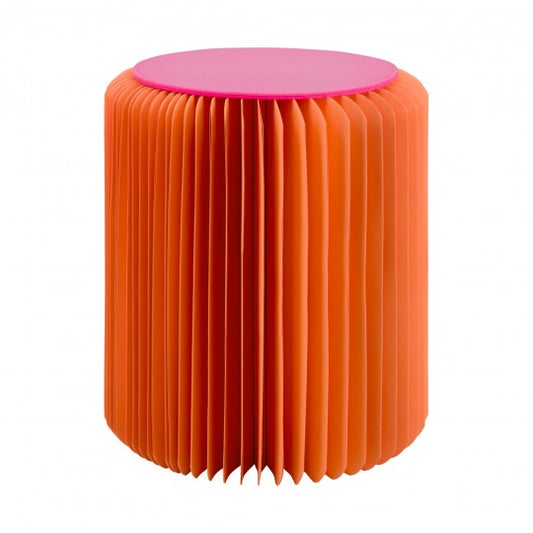 Paper stool Papillon 'orange'