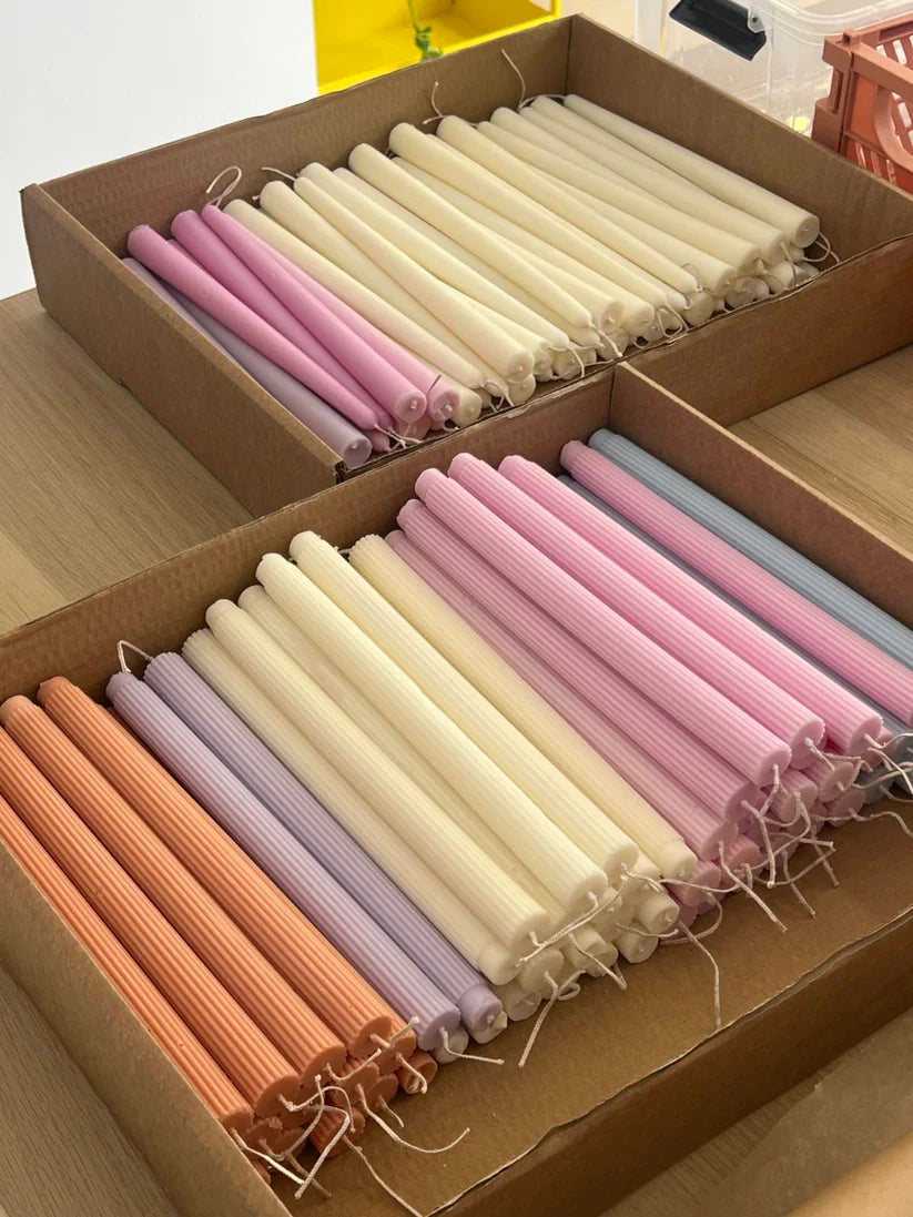 Easter Candles - Ραβδωτές