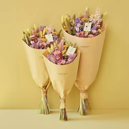 Spring Bouquets - Dried Flowers - Field Bouquet - Blossom Lilac / MEDIUM