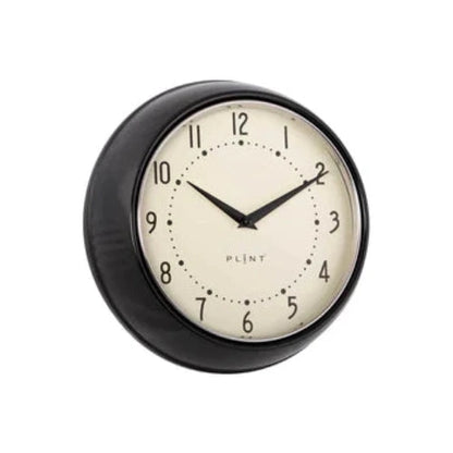 Retro Wall Clock- BLACK