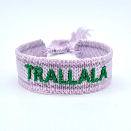 Trallala Statement Bracelet Woven, Embroidered