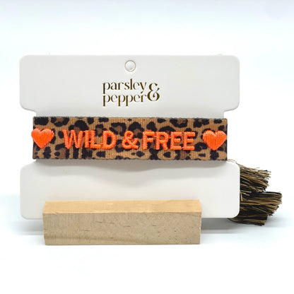 🖤 Wild & Free 🖤 Statement Bracelet Woven, Embroidered