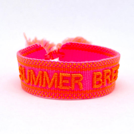 Summer Breeze Statement Bracelet Woven, Embroidered