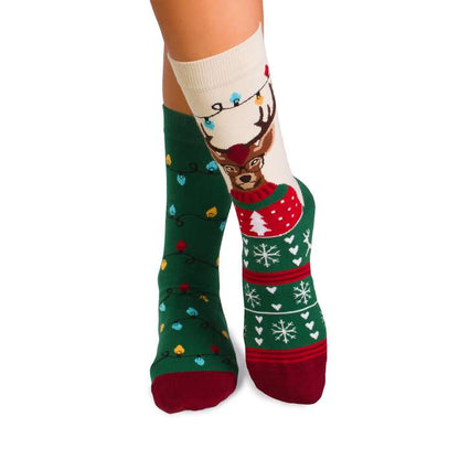 Χριστουγεννιάτικες κάλτσες Arty με Τάρανδο