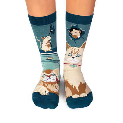 Κάλτσες Arty Socks Γάτες και Ποντίκια